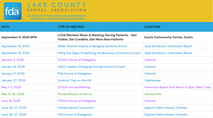 LCDA Event Calendar .